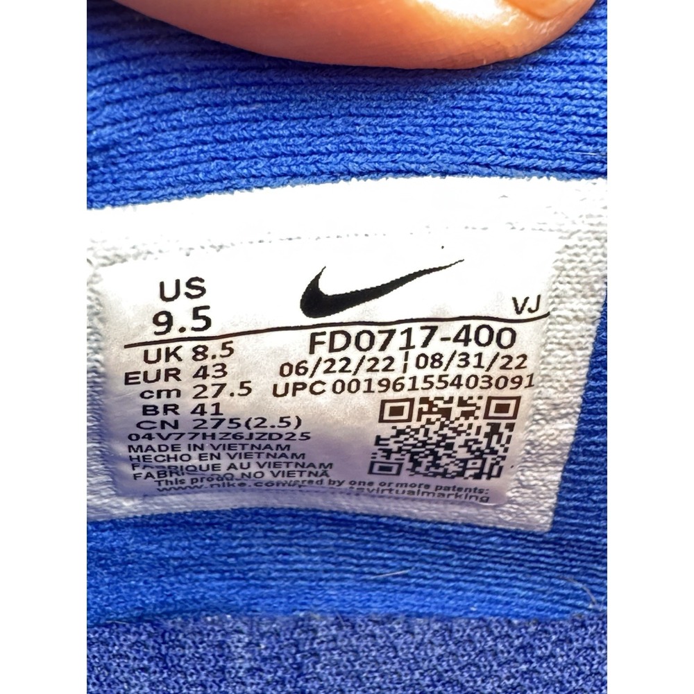 Nike Mens Pegasus Turbo NN FD0717-400 Blue Running Shoes Sneakers Size 9.5 - Picture 11 of 11
